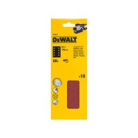 Dewalt DT8621 Third Sheet Sanding Sheet 93mm x 190mm 80 Grit Pack Of 10